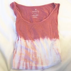 AE Pink Tie-Dye Tank